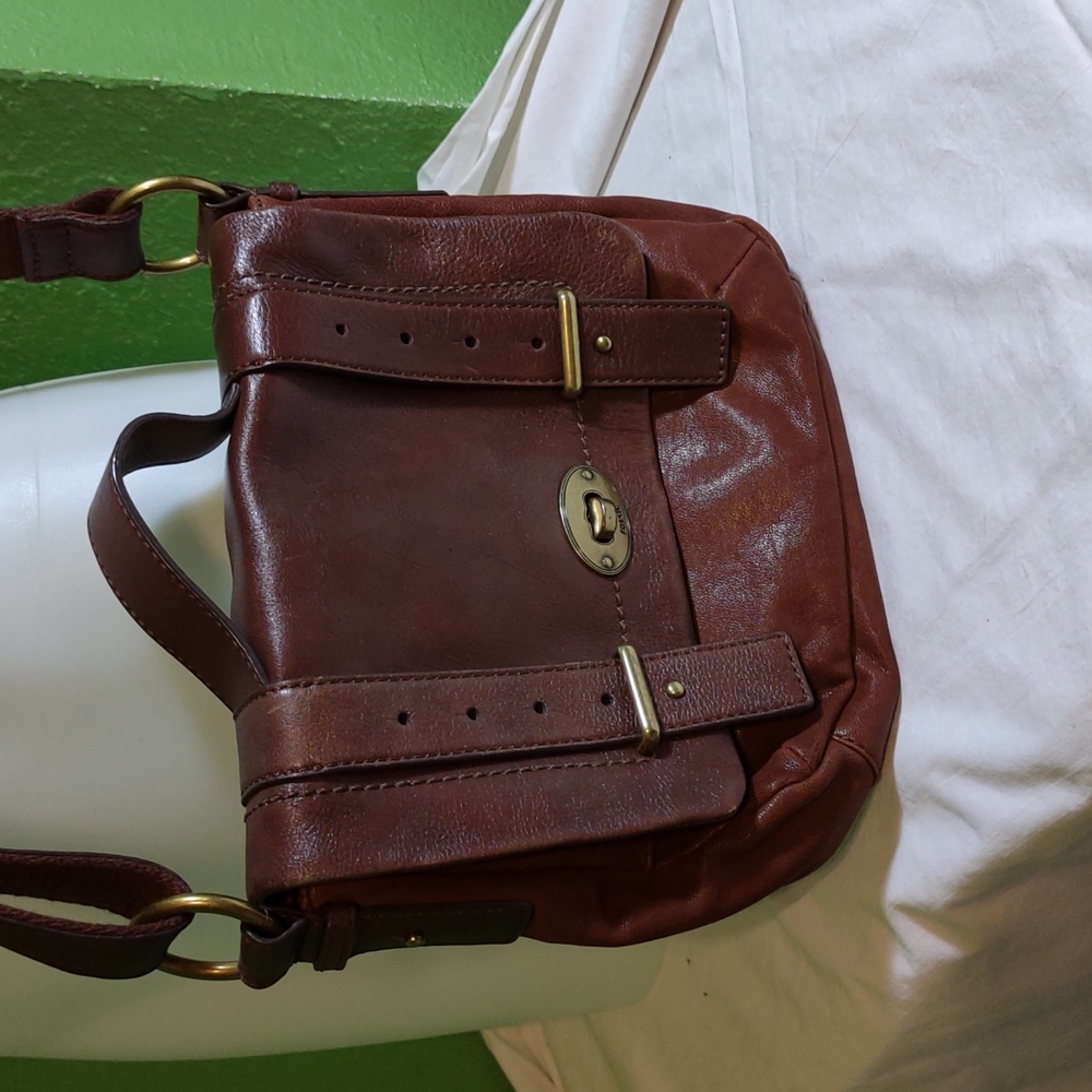 Fossil saddlebag purse